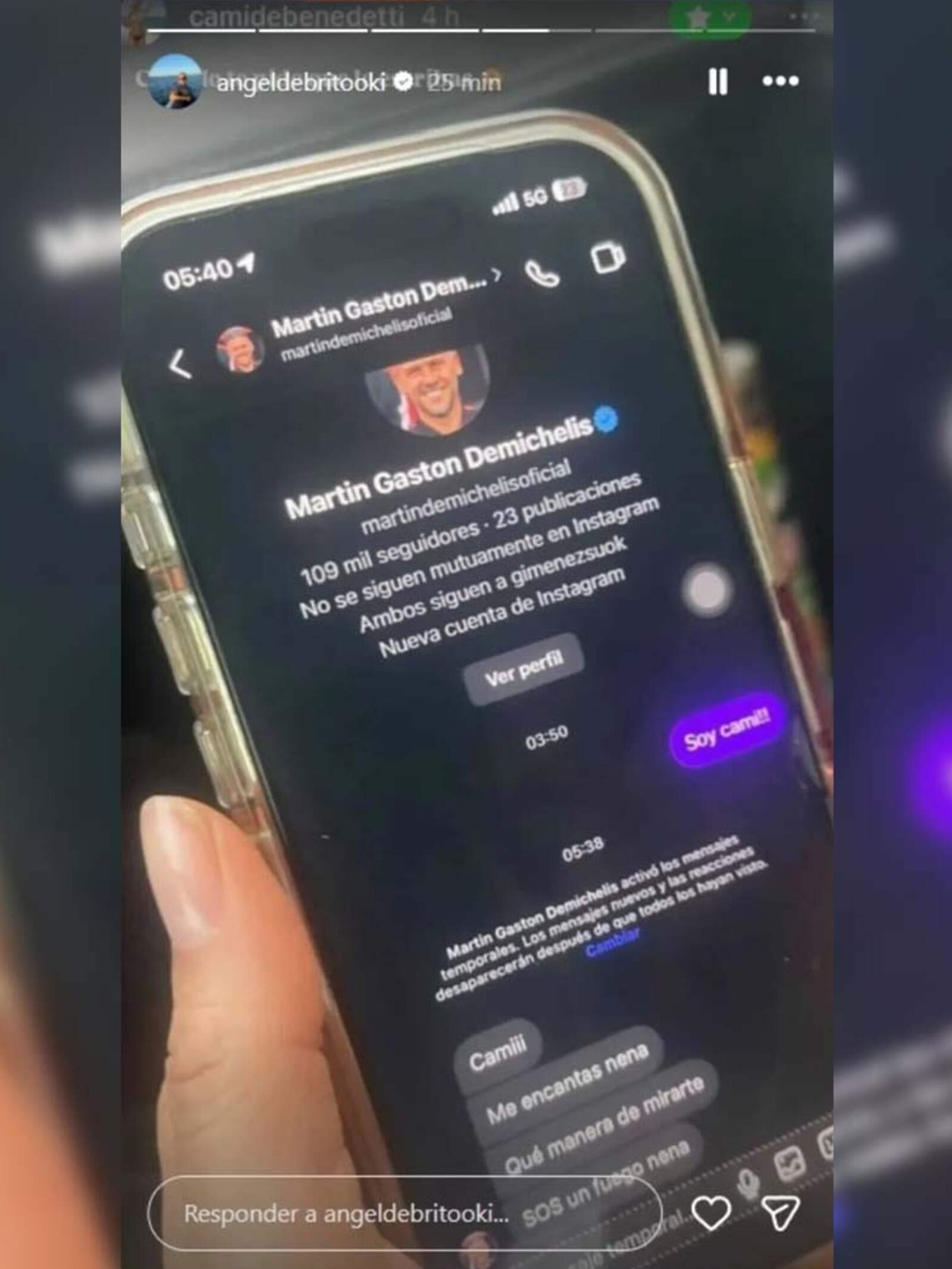 El chat filtrado que se volvió viral