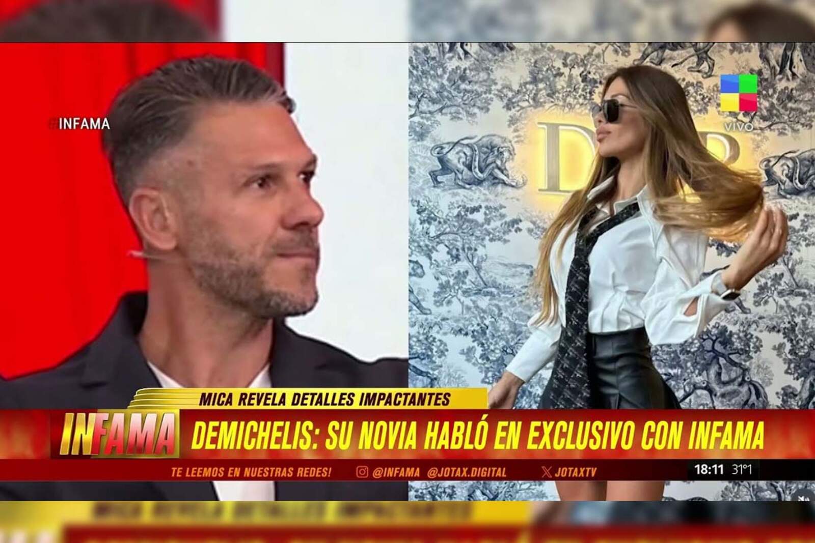 La novia de Martín Demichelis decidió romper el silencio y aclarar los rumores que circularon en los últimos días