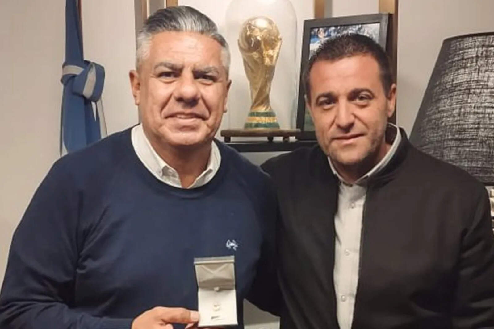 Chiqui Tapia y Pablo Toviggino.