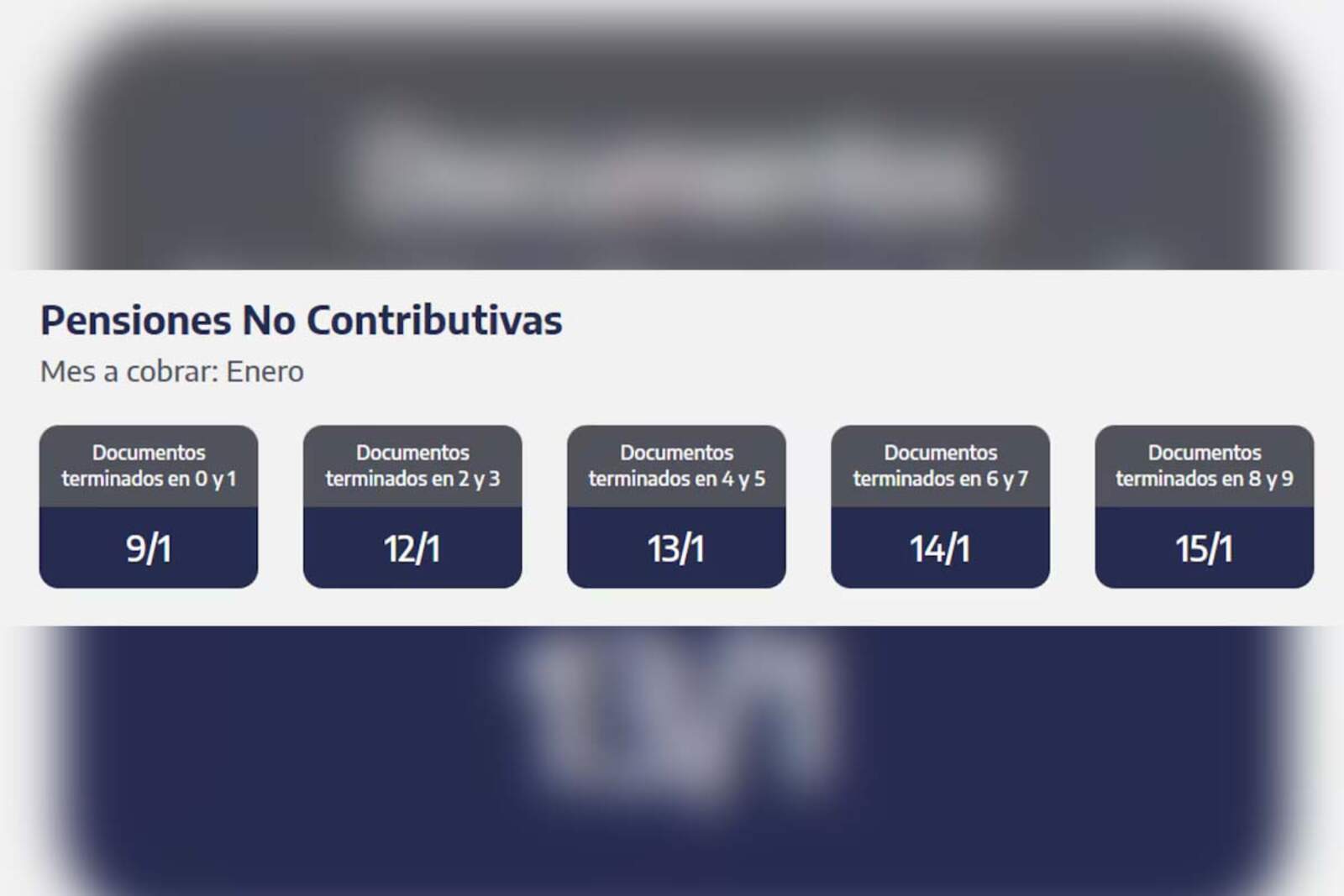 Pensiones No Contributivas (PNC)