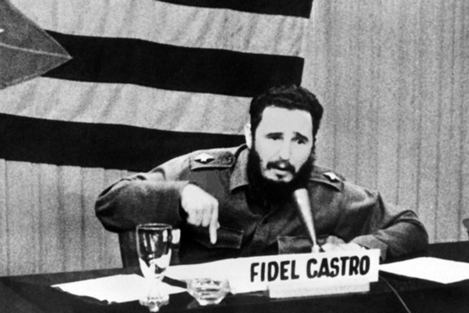 El dictador comunista Fidel Castro.