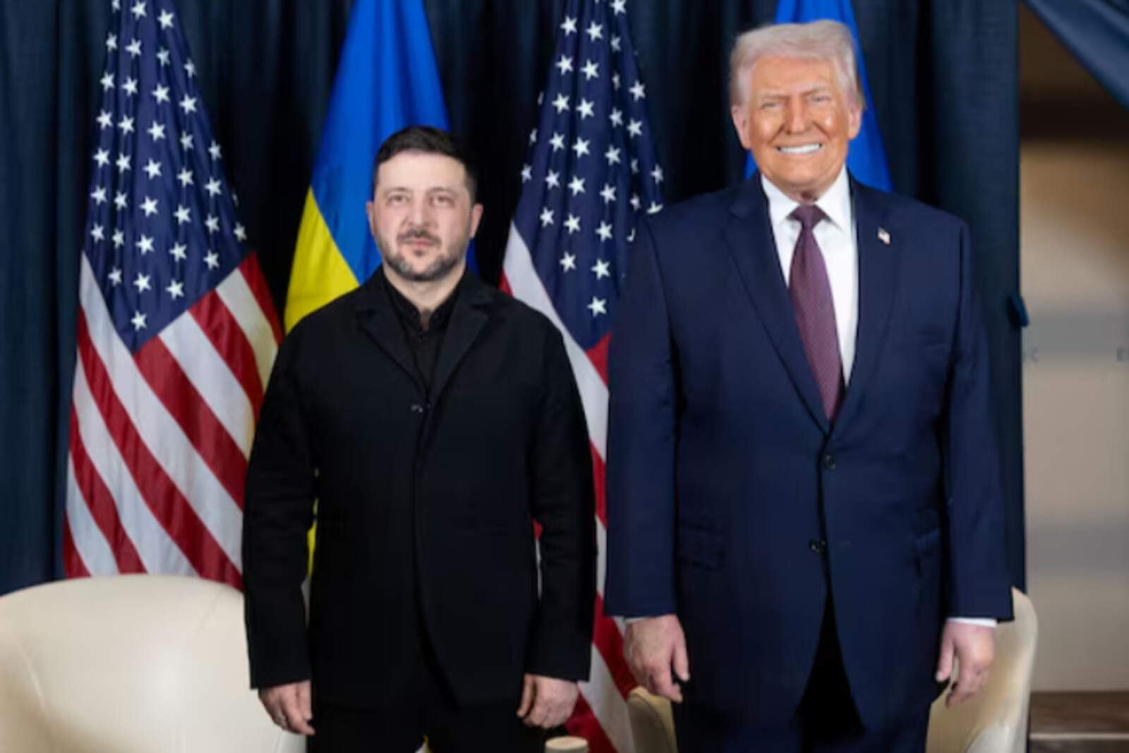 Trump se reunió con Zelensky en Davos y reforzó su impulso a una salida negociada a la guerra con Rusia