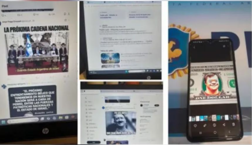 La Policía Federal continúa con el peritaje de los dispositivos electrónicos incautados en el domicilio del profesor.