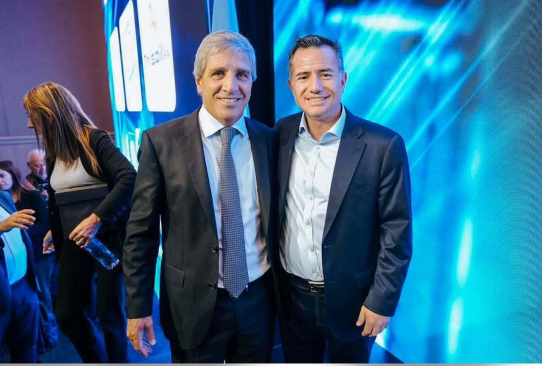 El Diputado Nacional Gabriel Bornoroni acompañó a Luis Caputo en su visita a la provincia de Córdoba