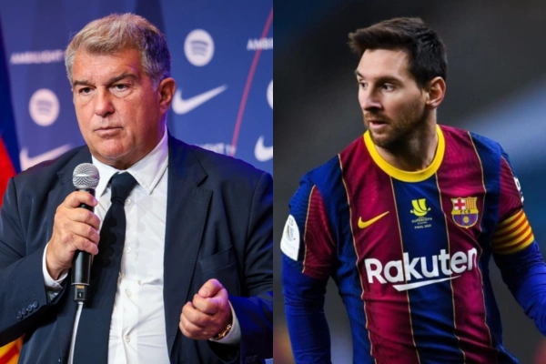 Joan Laporta le abre las puertas a Messi para que vuelva al Barcelona