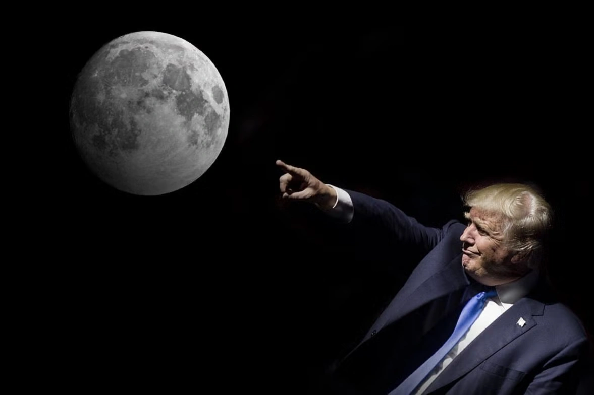 The Trump administration announced that it will build a permanent base on the Moon