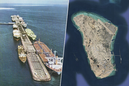 90% of the Iranian oil industry depends on the island.