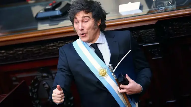 El presidente Javier Milei.