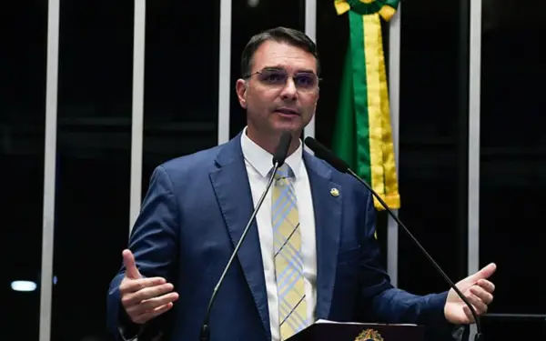 Senador brasilero y actual candidato a presidente Flávio Bolsonaro
