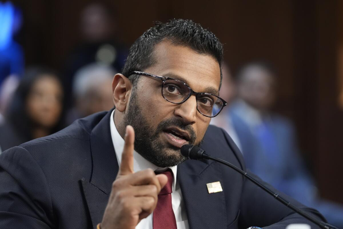 El director del FBI, Kash Patel. 