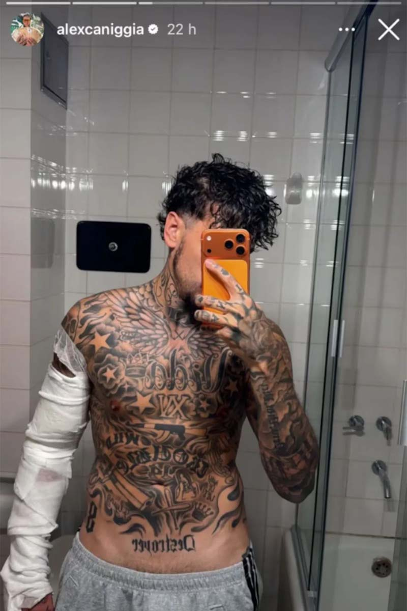 El cambio físico de Alex Caniggia que impactó en redes