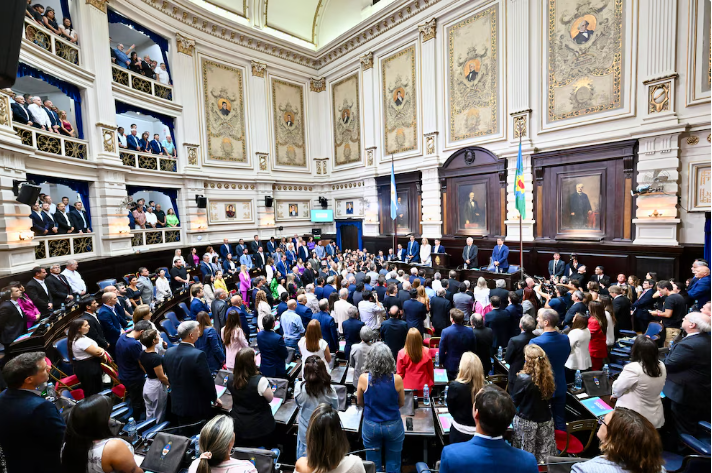 Opening of sessions in the province of Buenos Aires.