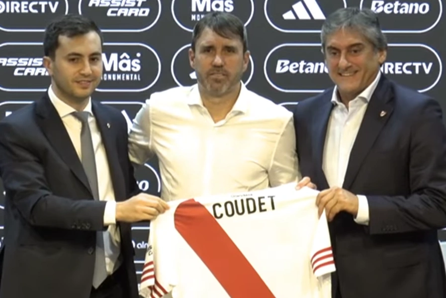 El Chacho Coudet was officially presented at River