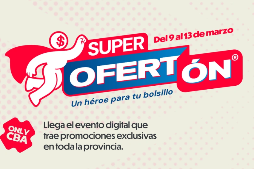 Córdoba: más de 500 comercios participarán de una nueva edición del SuperOfertón