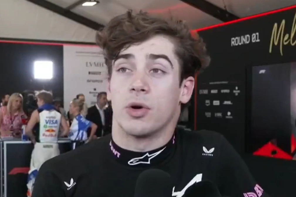 Franco Colapinto regretted his sanction at the start of the Australian GP: 'Crazy one'