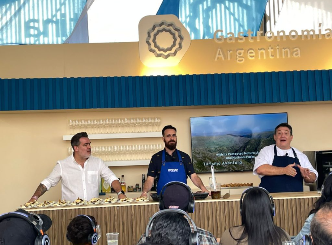 La delegación de Argentina fue designada como país invitado de honor dentro de la muestra gastronómica internacional