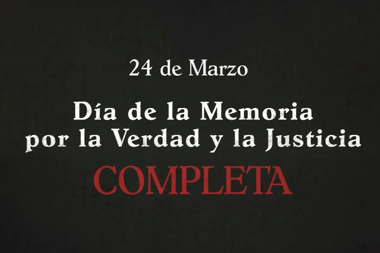 24 de marzo: El Gobierno de Milei difundió un video sobre la historia completa de los años 70