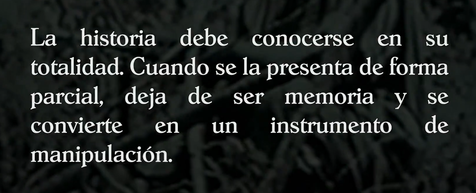 El video del Gobierno.