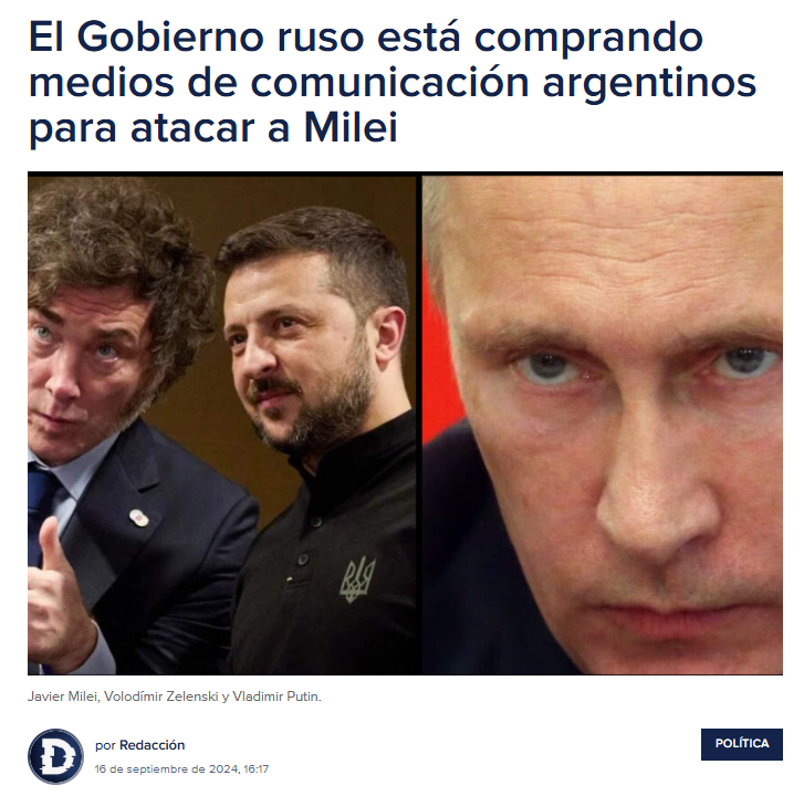 The news from La Derecha Diario.