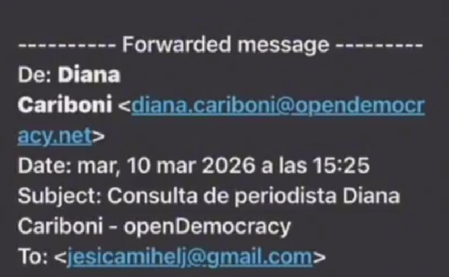 The email A24 received with Winokur's notes