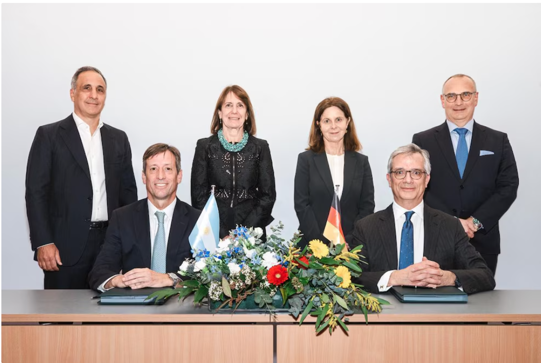 Marcos Bulgheroni, Rodolfo Freyre, Betina Pasquali de Fonseca, Doris Honold, Frédéric Barnaud y el Dr. Egbert Laege