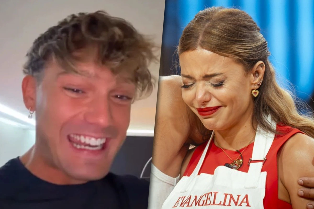 Ian Lucas celebrated the elimination of Evangelina Anderson on MasterChef