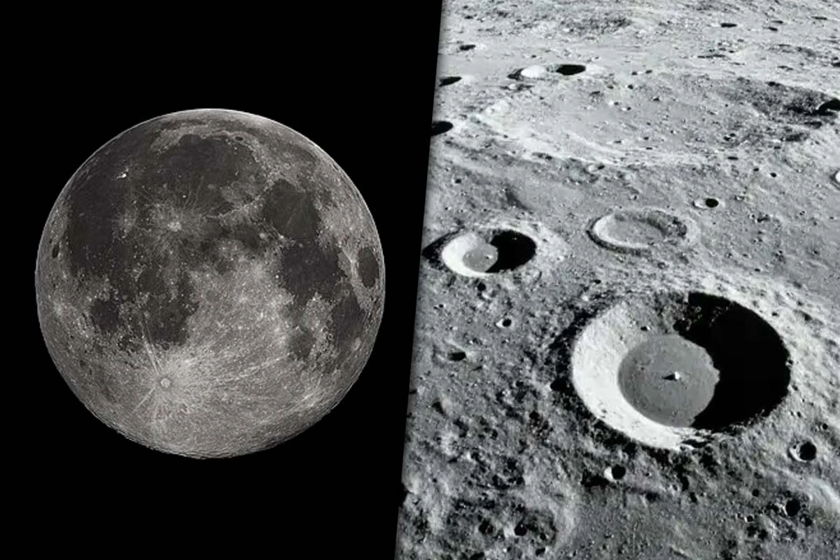 Científicos hallaron un cráter en la Luna que destruyó todo a su alrededor