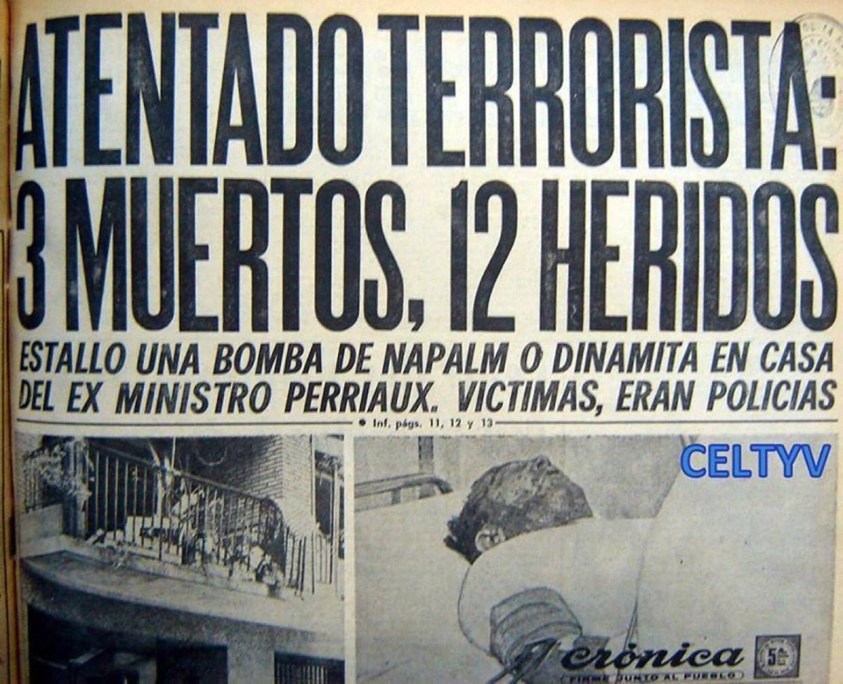 Atentado terrorista de la izquierda.