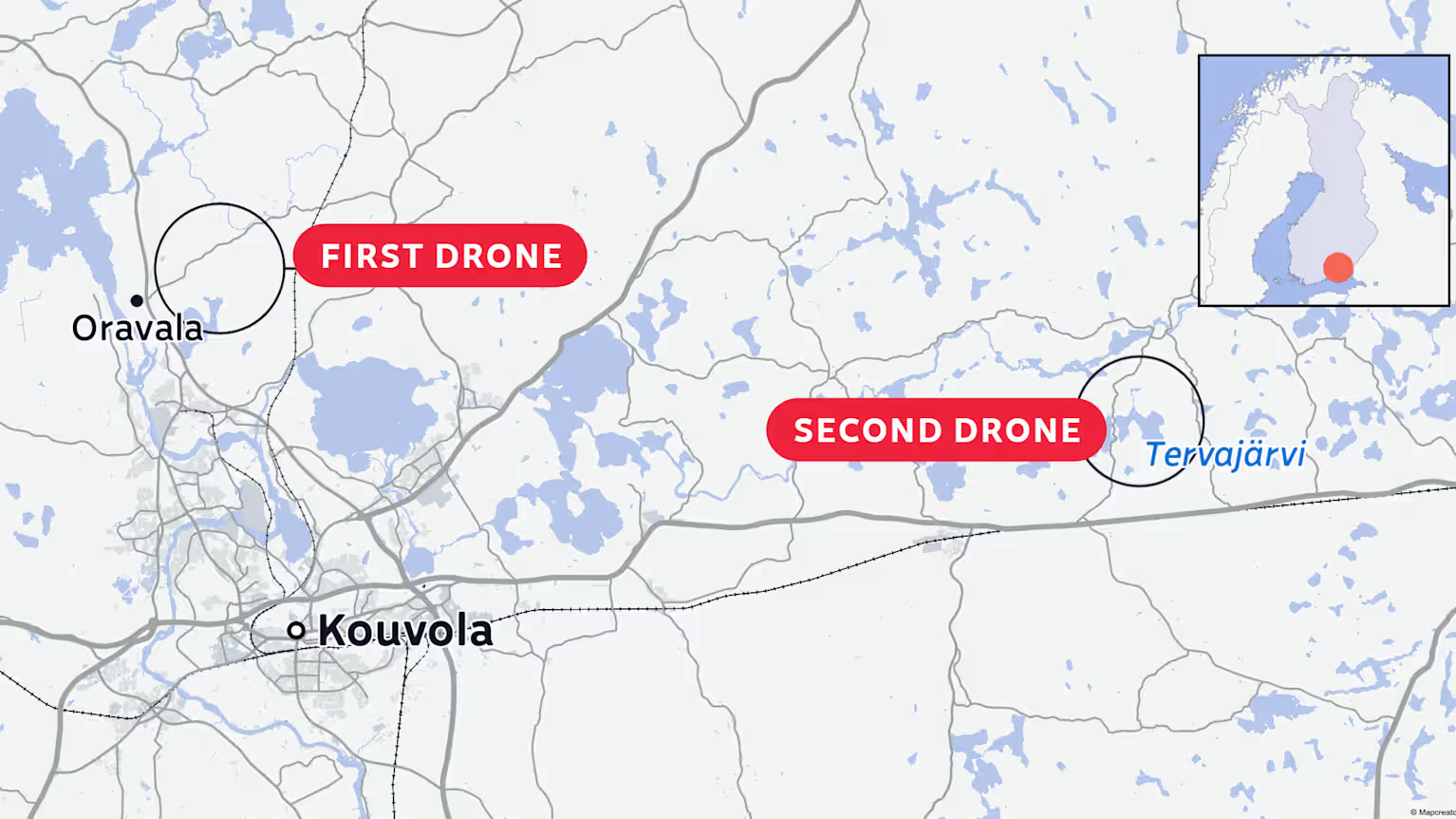 En los últimos días una serie de drones también ha ingresado al territorio finlandés, obligando a las fuerzas armadas de los países del báltico a incrementar el nivel de alerta