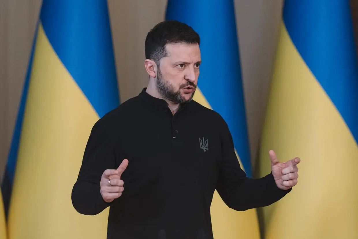President Volodimir Zelensky.