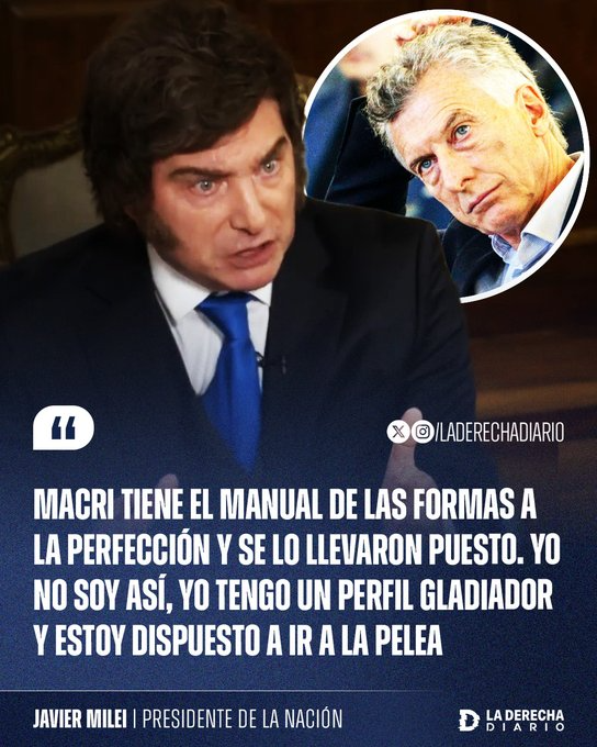 El presidente, Javier Milei.