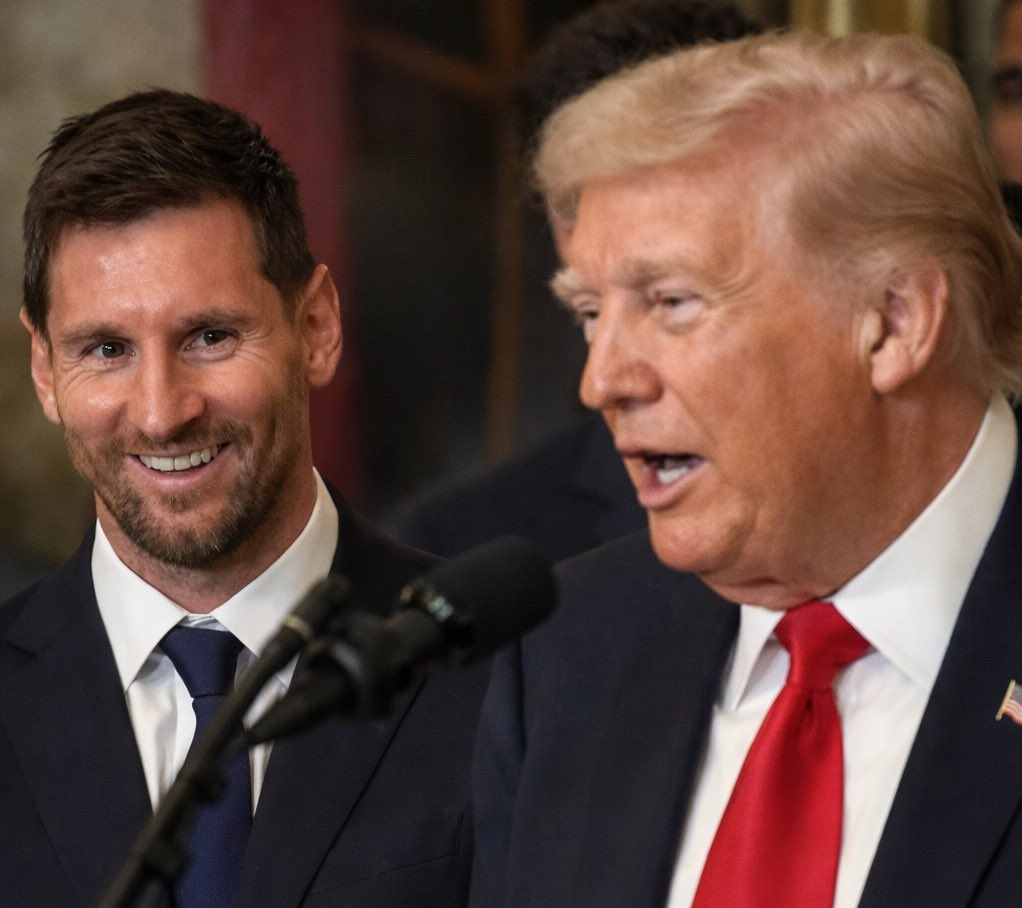 Trump put Messi above Pelé
