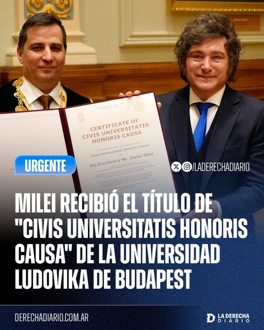 El presidente, Javier Milei.