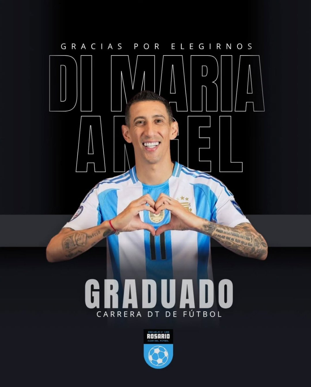 Di María graduated as a DT