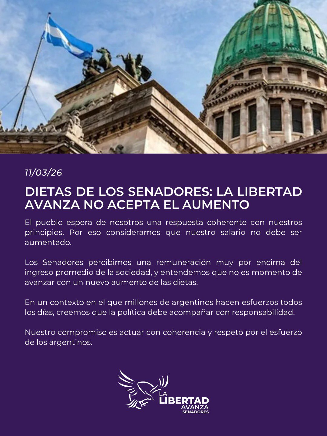 The statement released by the block.