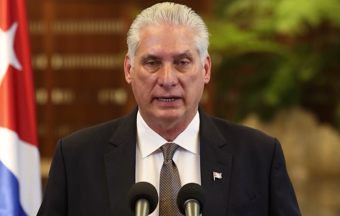 El dictador comunista Diaz-Canel.