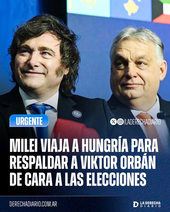 Javier Milei and Viktor Orban