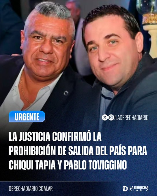 Claudio Tapia y Pablo Toviggino