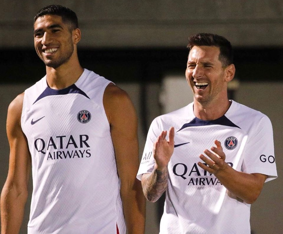 Hakimi felt “small” next to Messi