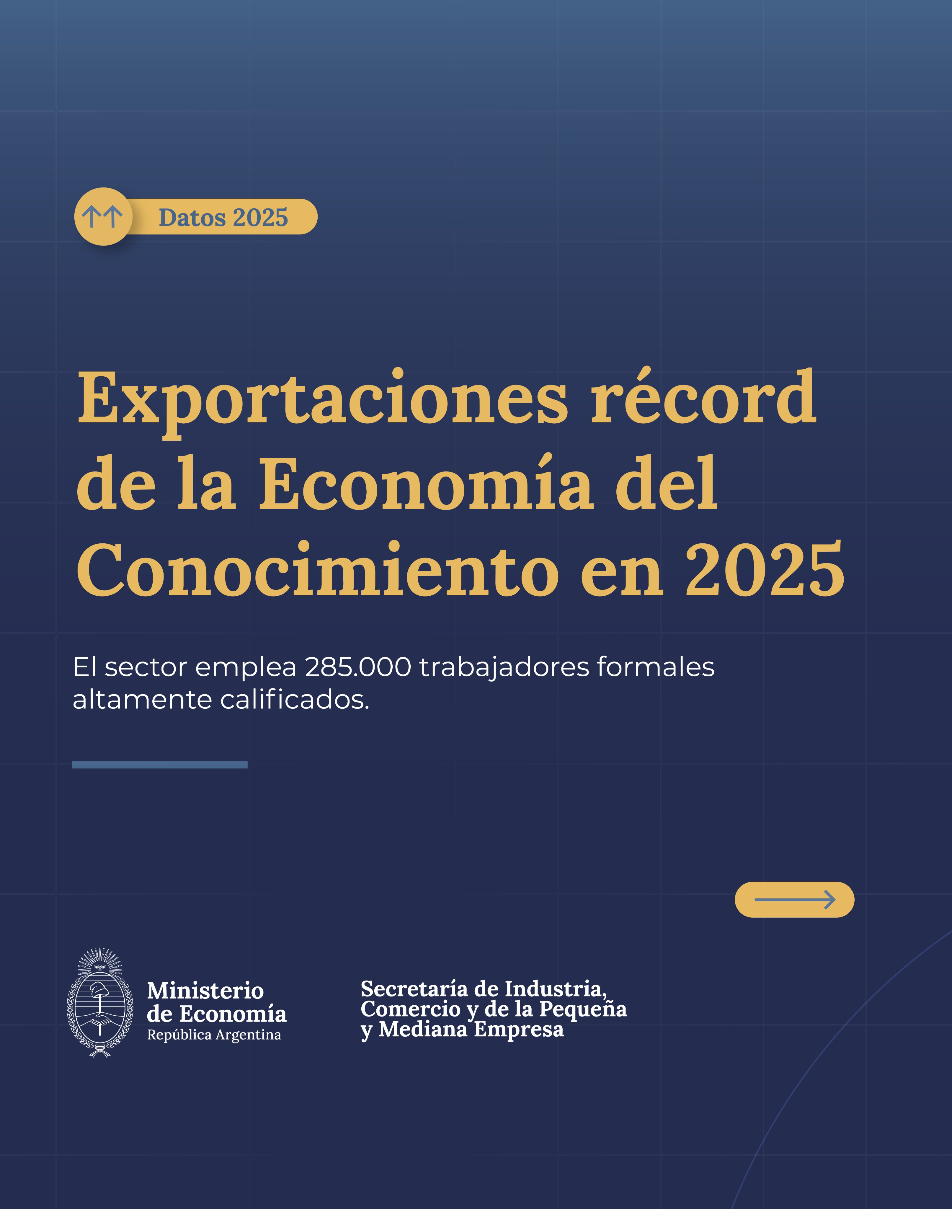 Exportaciones récord de la Economía del Conocimiento en 2025