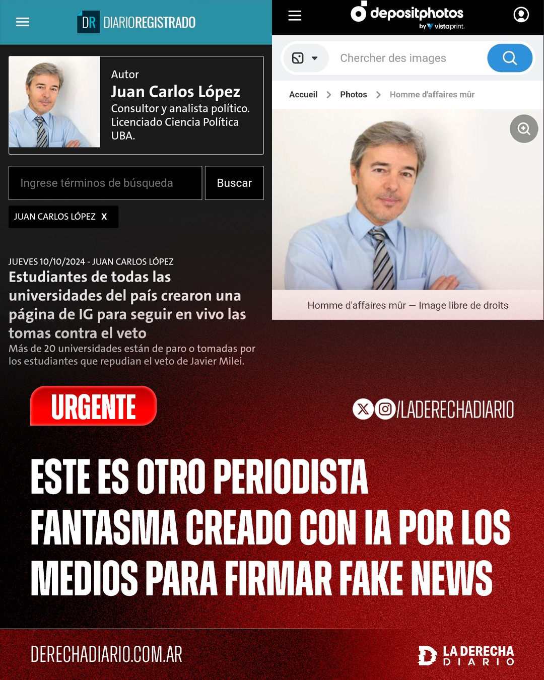 Another fake journalist.