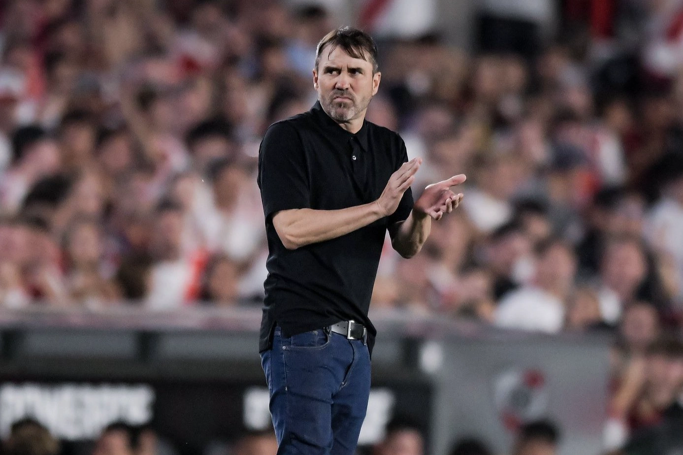 Tras la goleada ante Belgrano, Coudet igualó el récord de un histórico de River