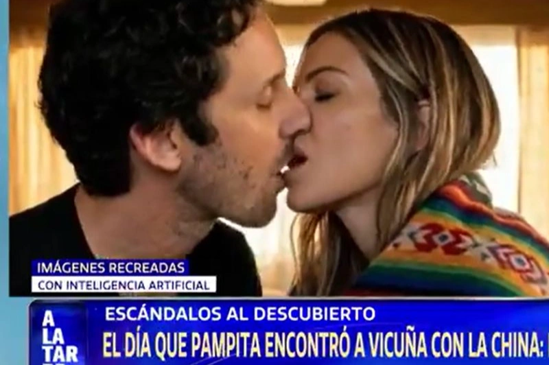 Luis Ventura recordó la pelea en el motorhome de Pampita, Vicuña y la China con un video hecho con IA