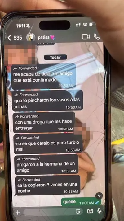 Los chats filtrados del escándalo