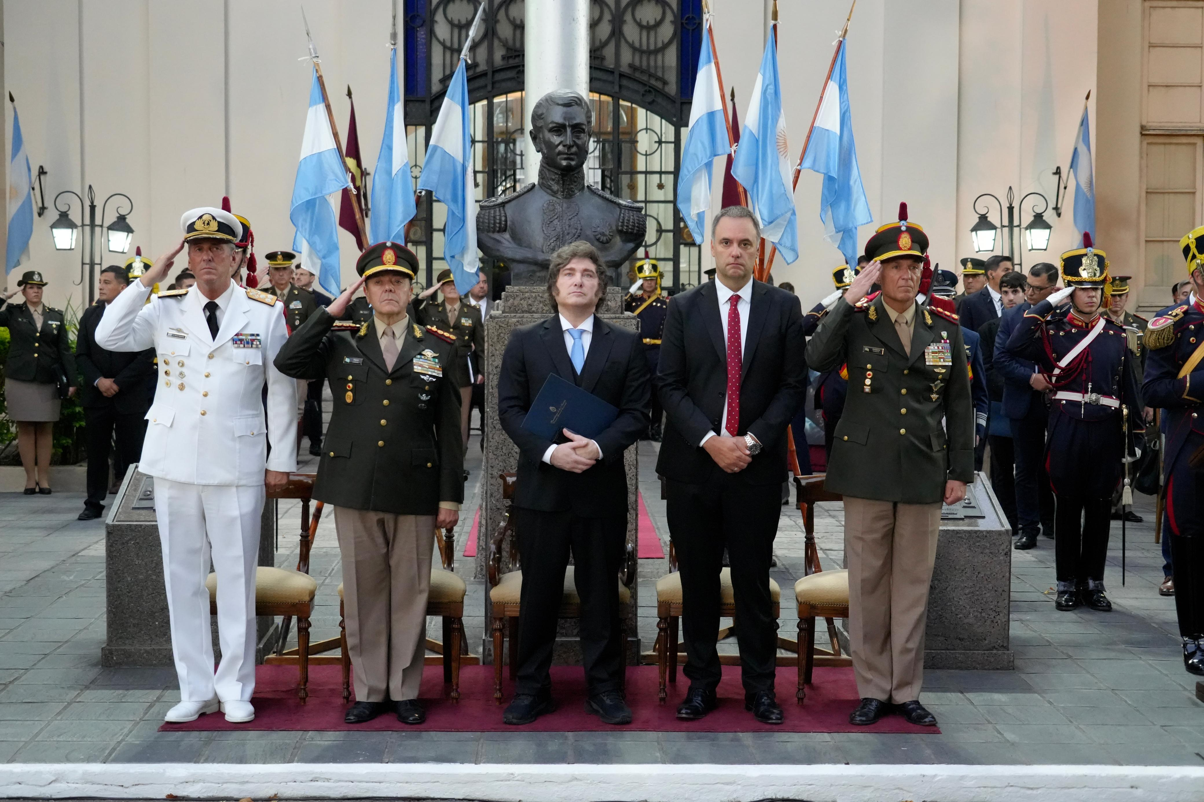 La histórica escolta presidencial conmemoró un nuevo aniversario junto a Milei.