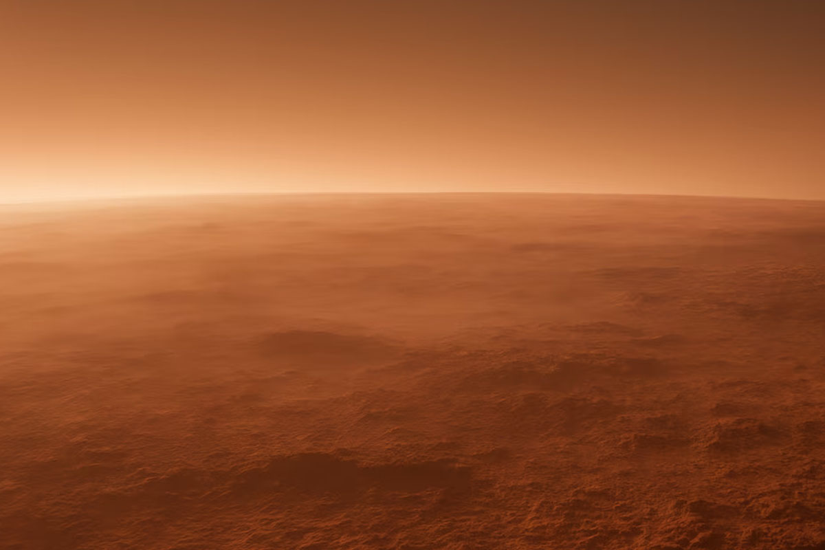 El material fue captado por la sonda Mars Express