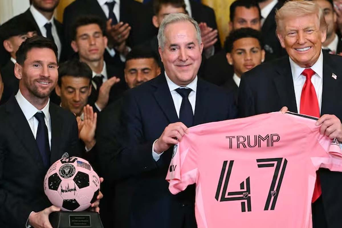 The visit of Lionel Messi and the Inter Miami squad to the White House