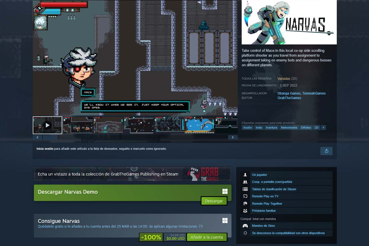 Qué juego está gratis en Steam y cómo aprovechar la promo