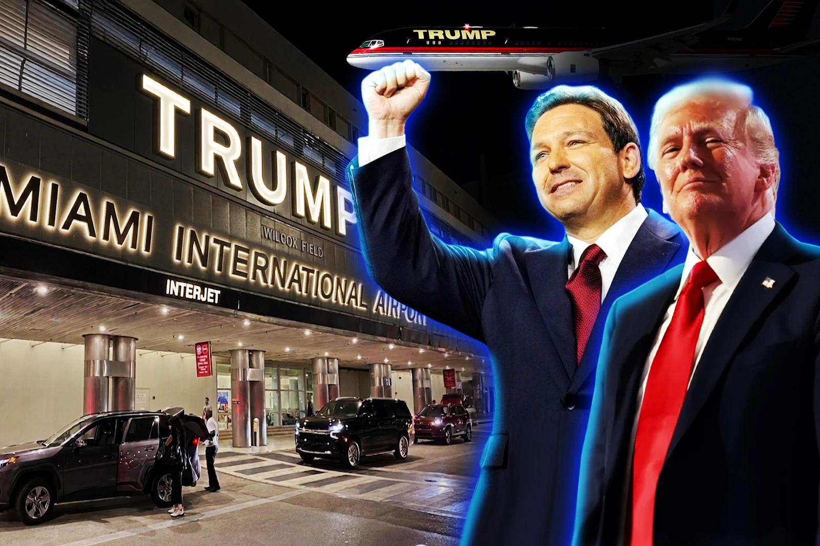 The governor of Florida decided to change the name of Palm Beach airport to Donald Trump