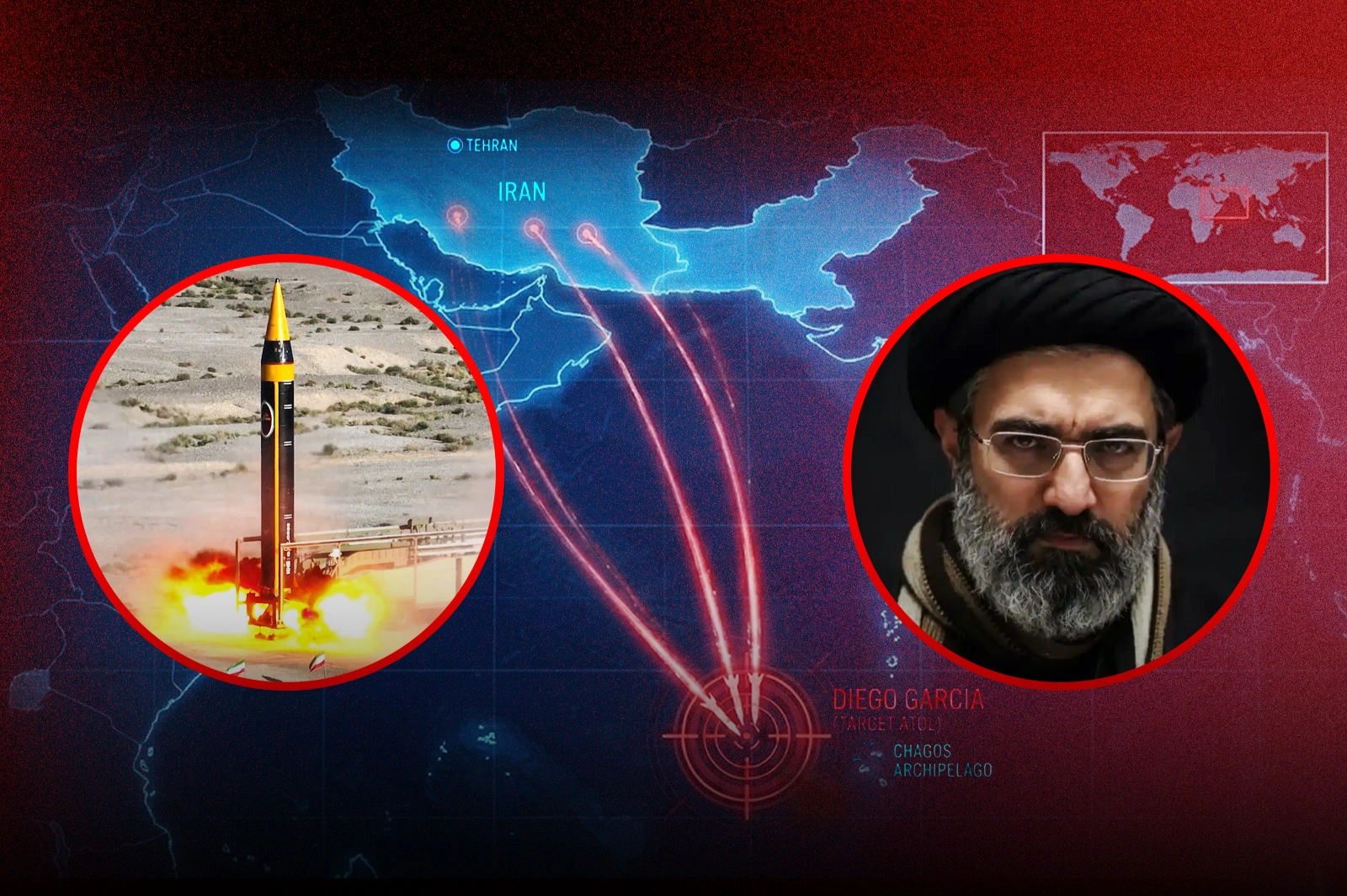 Iran launched missiles against US and UK bases on Diego Garcia Island, but they failed to hit